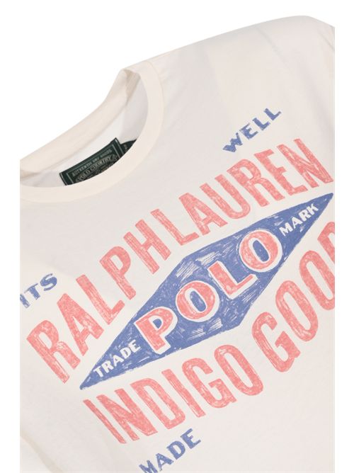 T-shirt in jersey di cotone con stampa logo POLO RALPH LAUREN | 710B13524001